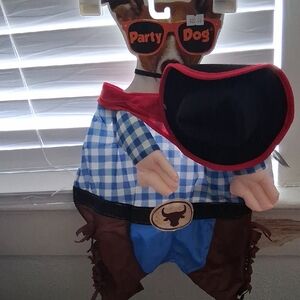 Cowboy Costume for Kids - Blue and Brown